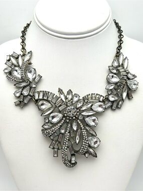 J. Crew Art Deco Jeweled Necklace